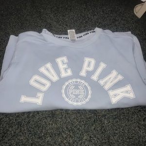 Pink baby blue crew neck!